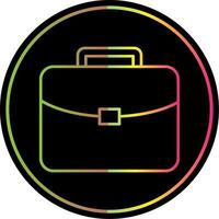 Brief Line Gradient Due Color Icon vector