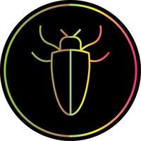 Insect Line Gradient Due Color Icon vector