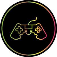 Video Game Line Gradient Due Color Icon vector