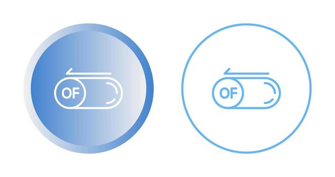 de botón vector icono