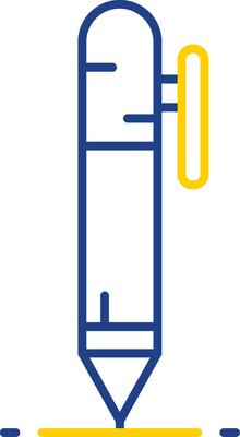 Pen Line Two Color Icon