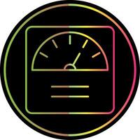 Weight Line Gradient Due Color Icon vector