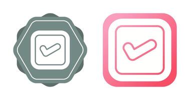 Checkbox Vector Icon