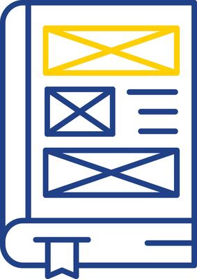 Cover Line Two Color  Icon
