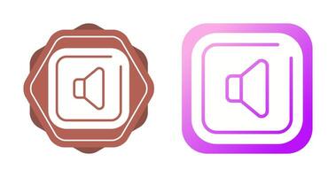 Speaker Square Vector Icon