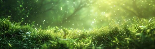 AI generated green meadow wallpaper free downloads, photo