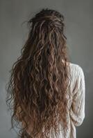 AI generated Luxurious Long Curls photo