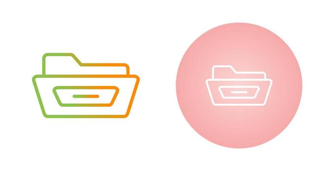 Open File Folder Vector Icon