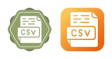 CSV Vector Icon