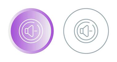 Volume Down Circle Vector Icon