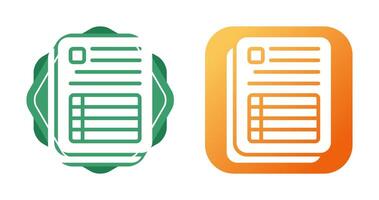 Spreadsheet Vector Icon