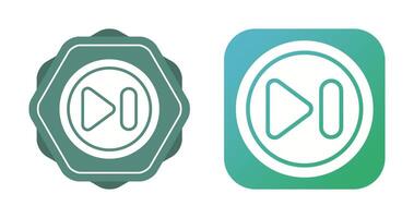 Next Track Button Vector Icon