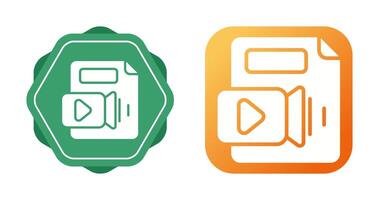 Video File Vector Icon