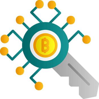 Encryption Key Vector Icon