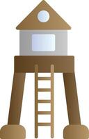 Military Tower Vector Icon