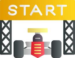 Starting Race  Vector Icon