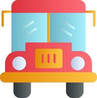 School Bus Vector Icon