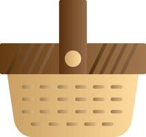 Picnic Basket Vector Icon