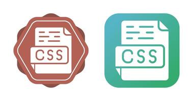 icono de vector de css