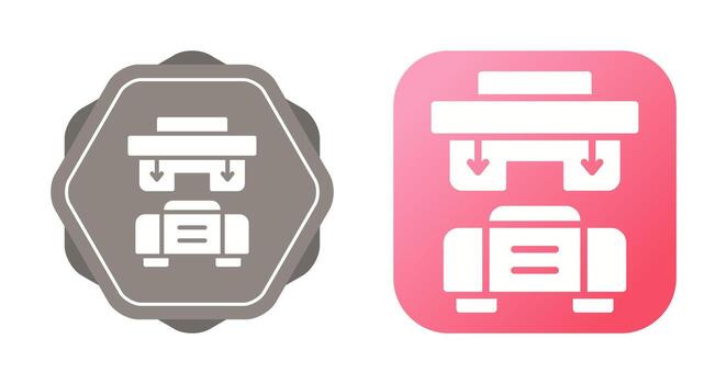 prensa máquina vector icono