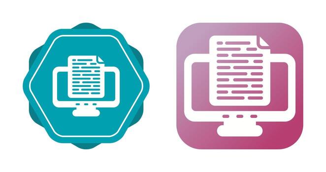 icono de vector de documento