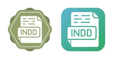 INDD Vector Icon