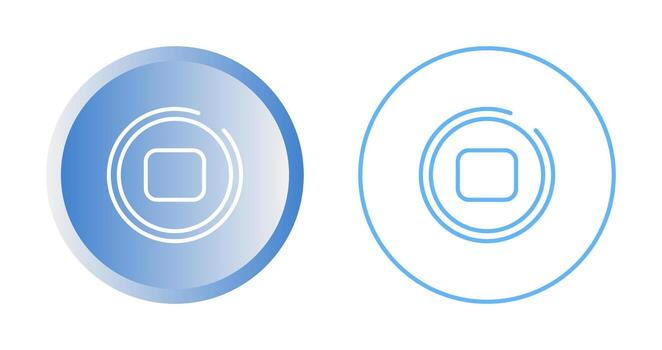 Stop Button Vector Icon