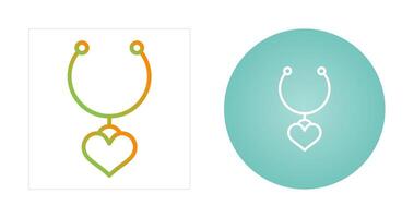 Heart Shaped Locket Vector Icon