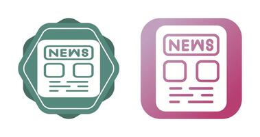 Newspaper Vector Icon