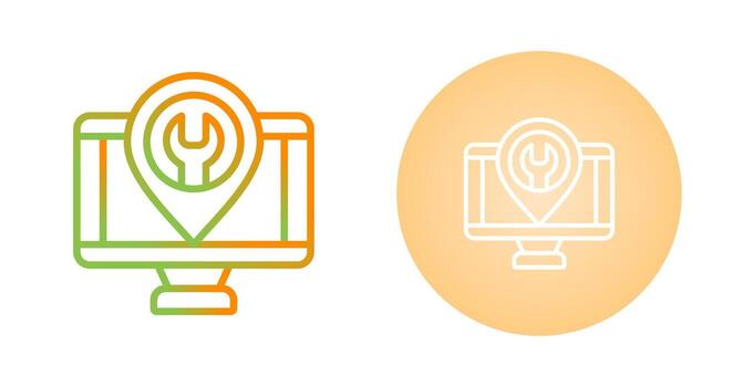 Computer Vector Icon