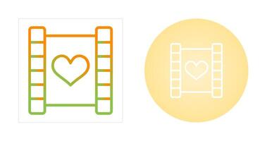 Love story movie Vector Icon