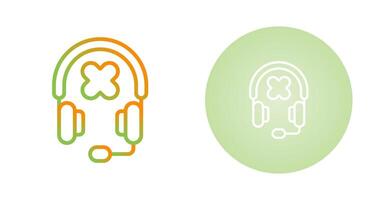 música auriculares vector icono