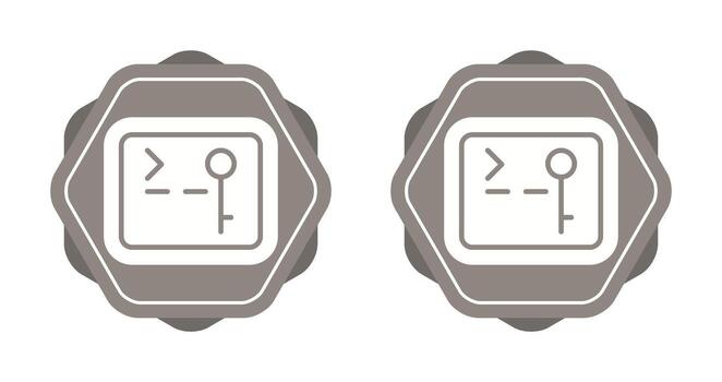 SSH Access Vector Icon