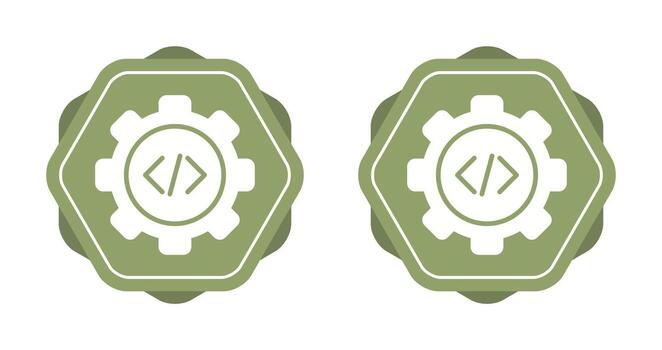 icono de vector de codificación