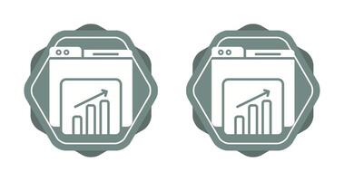 Website Statistics Vector Icon