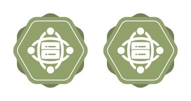 Cluster Server Vector Icon