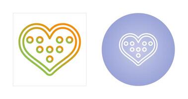 Chocolates in heart Box Vector Icon