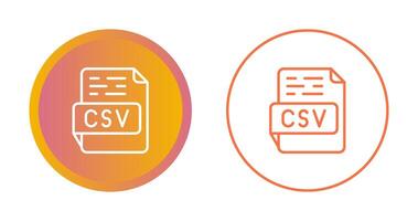 CSV Vector Icon