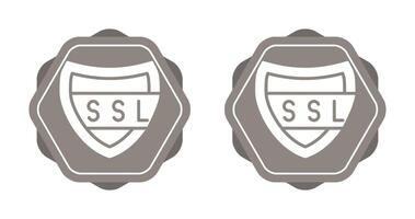 ssl certificado vector icono