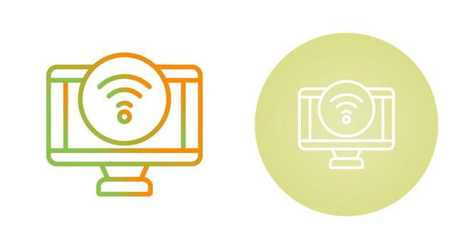 icono de vector de computadora