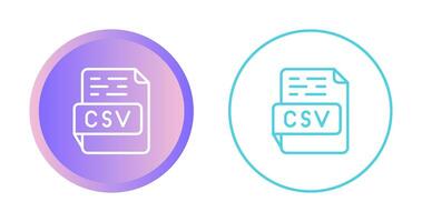 CSV Vector Icon