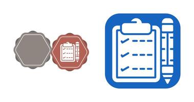 Writing pad Vector Icon