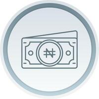 Namecoin Linear Button Icon vector
