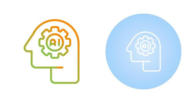 Artificial Intelligence Vector Icon