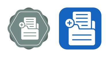 Document Add Vector Icon