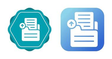 Document Upload Vector Icon