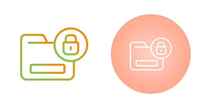 Document Security Vector Icon