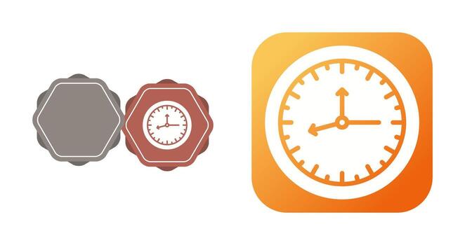 Clock Vector Icon