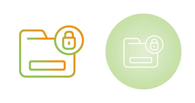 Document Encryption Vector Icon