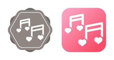Romantic music Vector Icon